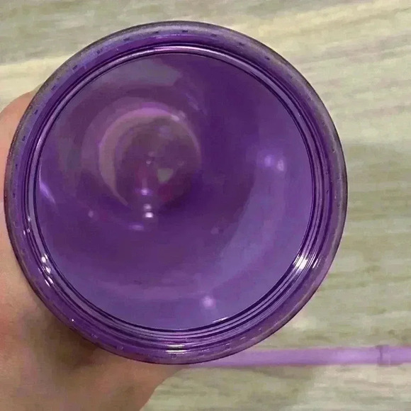 Starbucks Summer 2022 Purple Blue Kaleidoscope Dome Cold Cup Straw Tumbler 24oz - Picture 5 of 7